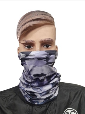 BANDANA DEPORTIVA GRIS CAMOUFLAGE
