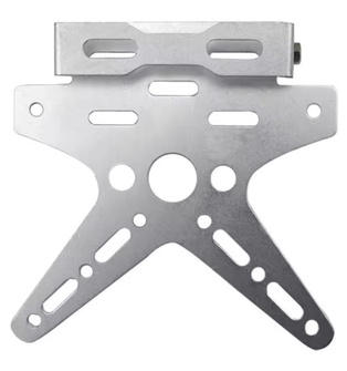 PORTAPLACA ABATIBLE TIPO ESTRELLA ALUMINIO