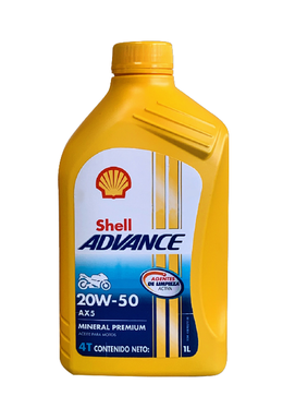 ACEITE SHELL ADVANCE AX5  20W50