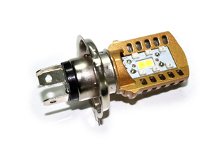 BOMBI FAROL LED BLANCA H4 12V P43T RTD