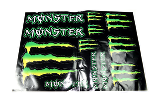 CALCOMANIA JGO MONSTER CARTON