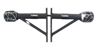 DEFENSA TORO APACHE TAPON NEGRO LINEAS BLANCAS