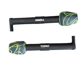 DEFENSA TORO TAPON NEGRO LINEAS AMARILLAS ALREDEDOR ONDULADAS