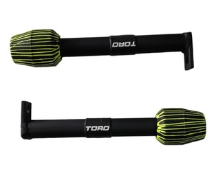 DEFENSA TORO TAPON NEGRO LINEAS AMARILLAS RECTAS