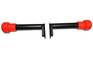 DEFENSA UNI TIPO SLIDERS 2PCS PEQUEÑA NE\RO