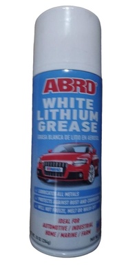 GRASA  ABRO LIQUIDA BLANCA CON LITHIUM SPRAY PARA TODO