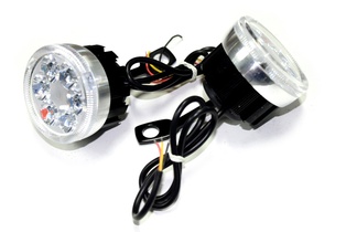 NEBLINERA REDONDA 6 LED 12V 6W MULTIFUNCION