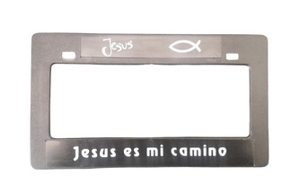 PORTA PLACA NEGRO JESUCRISTO