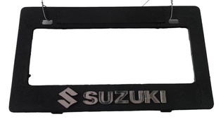 PORTA PLACA NEGRO SUZUKI