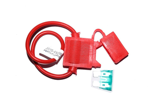 PORTAFUSIBLE ROJO DE MUELITA C\FUSIBLE 15A