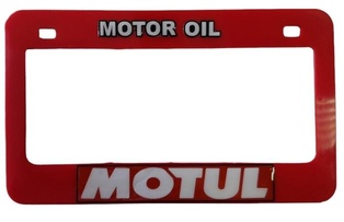 PORTAPLACA MOTUL ROJO