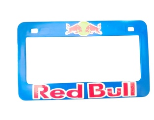 PORTAPLACA RED BULL AZUL