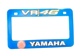 PORTAPLACA YAMAHA AZUL