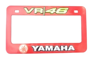 PORTAPLACA YAMAHA ROJO