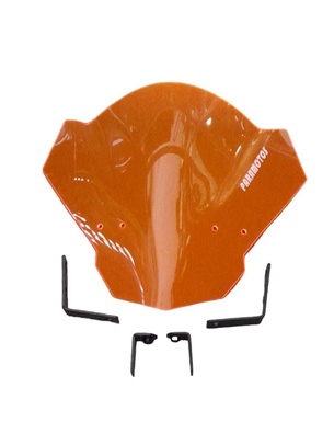 SHIELD CARENAJE TVS APACHE V4 160\200 NARANJA FLUORECENTE