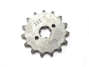 SPROCKET DEL B 15T XCD125 PLATINA125 420 (TORNILLOS 5MM) HAYATE115