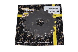 SPROCKET DEL B 15T XCD125 PLATINA125 HAYATE115 420 (TORNILLOS 5MM)