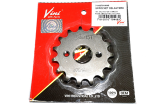 SPROCKET DEL H 15T JIALING 125 \ CS90Z BROSS 125 CBF150 UNICORN