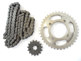 SPROCKET KIT H 38T+15T+428H-112 CGL125 STORM125 FT125AVANTI ROUTE150 (C 64MM D/H 80MM 4H/8MM)