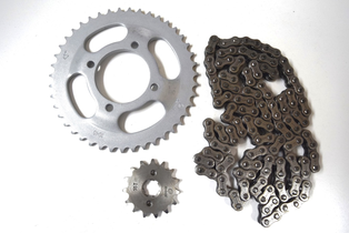 SPROCKET KIT H 43T+15T+428-116L CGL125 STORM125 AVANTI ROUTE150 (C 64MM D/H 80MM 4H/8MM)