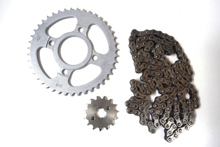 SPROCKET KIT H 43T+15T+428-124L CG125 FT150 PULSAR DISCVOER 4HOYOS ASIA HERO CARGO V-MEN150 RT180