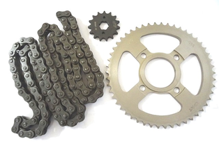 SPROCKET KIT H 50T+15T+428H-132L JIALING125 DAKAR150 DAKAR200 (C 58MM D/H 90MM 4H/10MM)