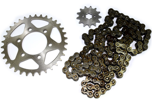 SPROCKET KIT I 34T+13+520H-118L ITALIKA 250Z (C 68MM D/H 86MM 6H/8MM)