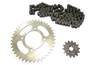 SPROCKET KIT S 40T+14+420H-122L HAYATE 115 (C 64MM D/H 84MM 4H/8MM)