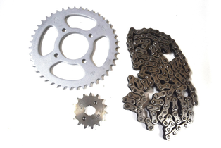 SPROCKET KIT S 43T+15T+428H-124L GENESIS HJ125-7 HJ150-9 AVANTI FR125 FR150 DRACO250 2016