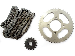 SPROCKET KIT S 43T+15T+428H-124L GENESIS HJ125-7 HJ150-9 AVANTI FR125 FR150 DRACO250 2016