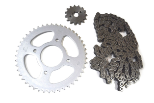 SPROCKET KIT S 45T+15T+428H-132L GIXXER150 (C 58MM D/H 90MM 4H/8MM)