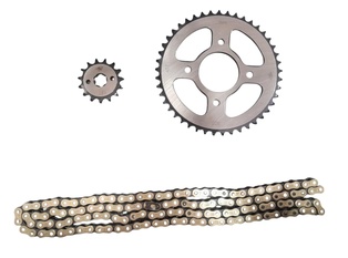 SPROCKET KIT S 45T+15T+428H-132L GIXXER150 (C 58MM D/H 90MM 4H/8MM)