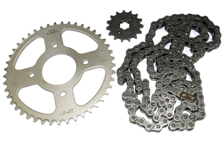 SPROCKET KIT S 45T+15T+428H-132L GIXXER150 (C 58MM D/H 90MM 4H/8MM)