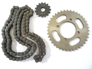 SPROCKET KIT Y 39T+15T+428H-118L RX100 RX115 RX125 CRYPTON (C 64MM D/H 80MM 4H/8MM)