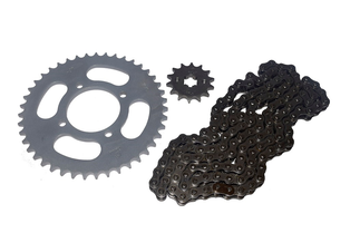 SPROCKET KIT Y 43T+14T+428-116L YBR125 CRUX110 SPITZER150 SERPENTO (C 64MM D/H 80MM 4H/8MM)