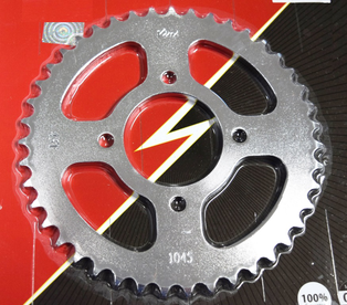 SPROCKET TRAS S 43T GN125 EN125 B120 GS125 HAOJUE HJ125-8 (C 58MM D/H 78MM 4H/8MM)