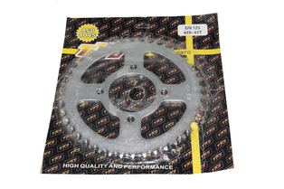 SPROCKET TRAS S 43T GN125 EN125 GTK ASPID HJ125-8 BENELLI TNT150 NAGA 200R (C 58MM D/H 78MM 4H/8MM)