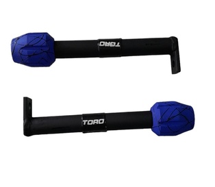 DEFENSA TORO TAPON AZUL CON LINEAS NEGRO