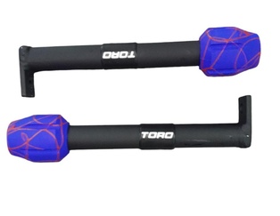 DEFENSA TORO TAPON AZUL CON LINEAS ROJAS