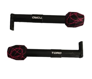 DEFENSA TORO TAPON NEGRO CON LINEAS ROSADO