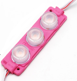 MODULO DE LUZ LED 3D DE COLOR ROSADO