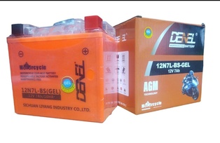 BAT GEL 12V 7 FT150 FURIA150 COBRA125 BOA160 ASPID125 GS125 (CUATRI ITALIKA 150ATV)  KRAIT 150