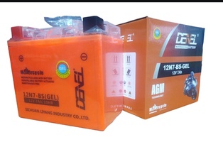 BAT GEL 12V 7 GN EN GENESIS-7 CR1 150 ITALIKA Z150 150Z TEKEN 250 GS150R