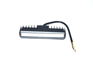 NEBLINERA RECTANGULAR BLANCO\ AMARILLO CON FLASHEO 12 LED 2400LM