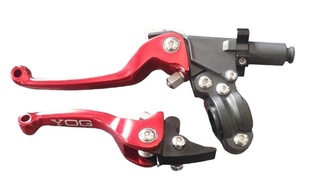 PORTAMANEC JGO H CRF KLX YZF RMZ DE ALUMINIO AJUSTABLES ROJO