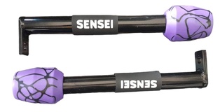 DEFENSA PEQ. 2PCS MORADO/NEGRO