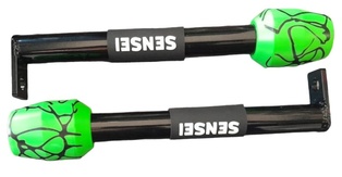 DEFENSA PEQ. 2PCS VERDE/NEGRO