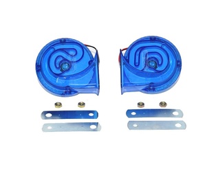 BOCI 12V DOBLE TIPO CARACOL AZUL CON LUZ MULTICOLOR