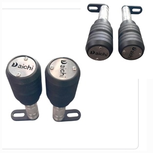 DEFENSA TIPO SLIDER ALUMINIO UNIVERSAL 1 AGUJERO CG\GN\YBR\GS\FT\DT\AKT\NKD\VENTO125,150